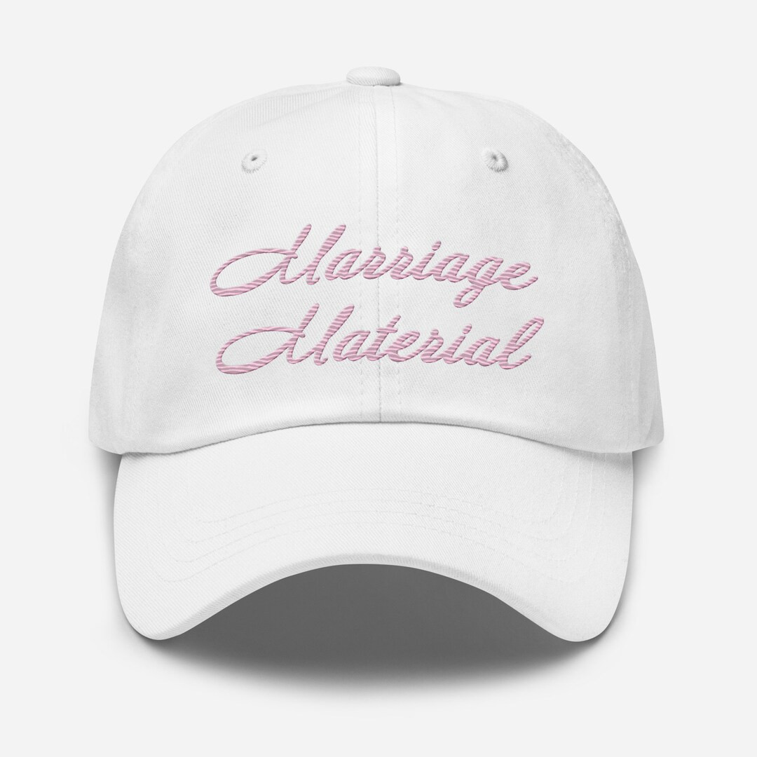 Marriage Material Pastel Pink Baseball - Etsy | Etsy (US)