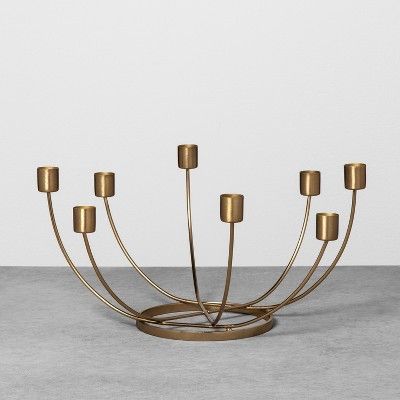 Candelabra Scalloped - Brass - Hearth & Hand™ with Magnolia | Target