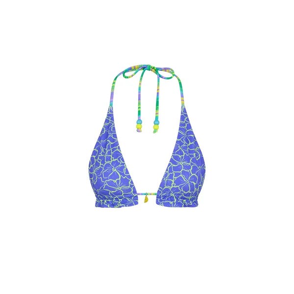 Frill Halter Bralette Bikini Top - Sugar Wave | Kulani Kinis US