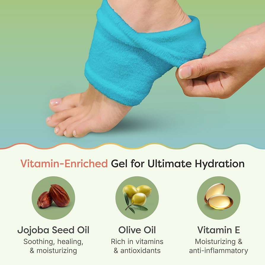 ZenToes Moisturizing Fuzzy Sleep Socks with Vitamin E, Olive Oil and Jojoba Seed Oil to Soften an... | Amazon (US)