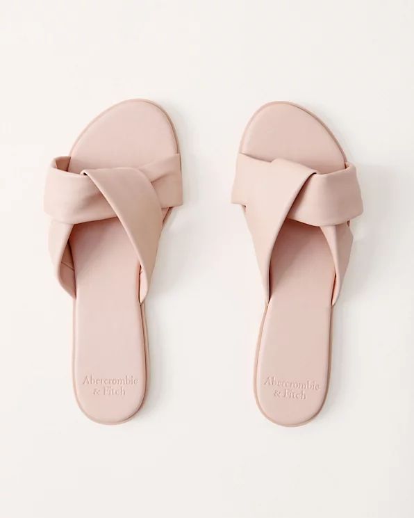 Twist Strap Slides | Abercrombie & Fitch US & UK