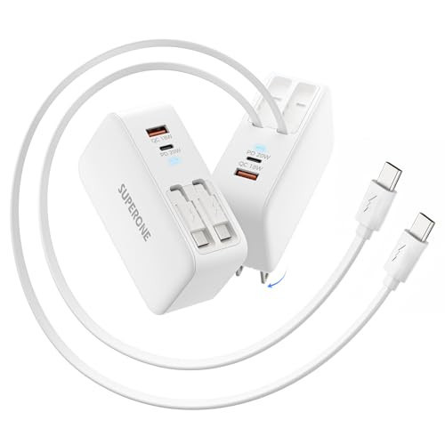 SUPERONE 4 in 1 Retractable iPhone Charger with Dual USB C Cables | Amazon (US)