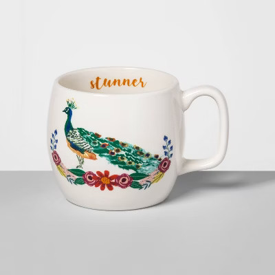 17oz Stoneware Stunner Mug Cream - Opalhouse™ | Target
