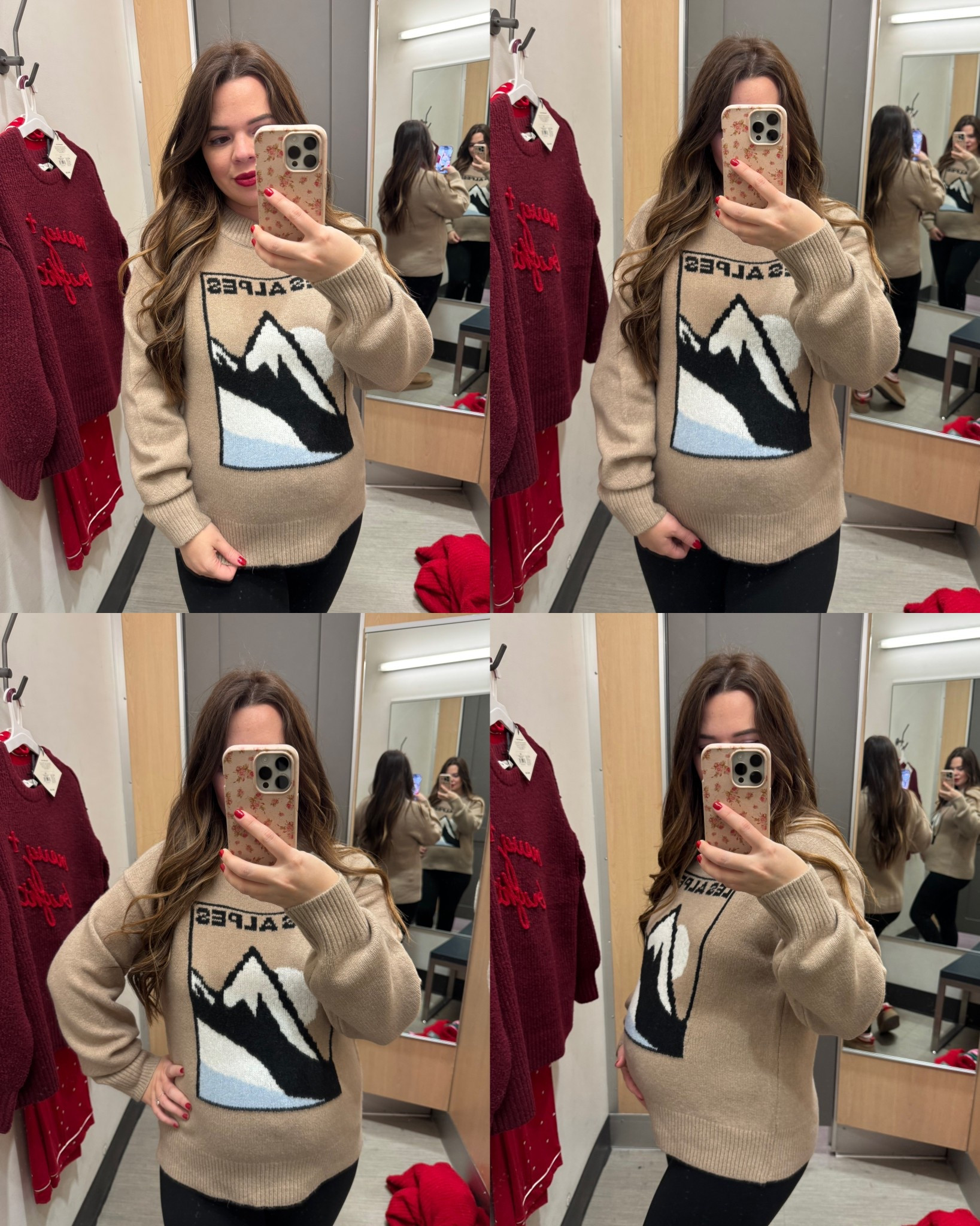 Wearing a size Small. 27 weeks pregnant, 5’3”. 

#LTKHoliday #LTKmomlife #LTKBump