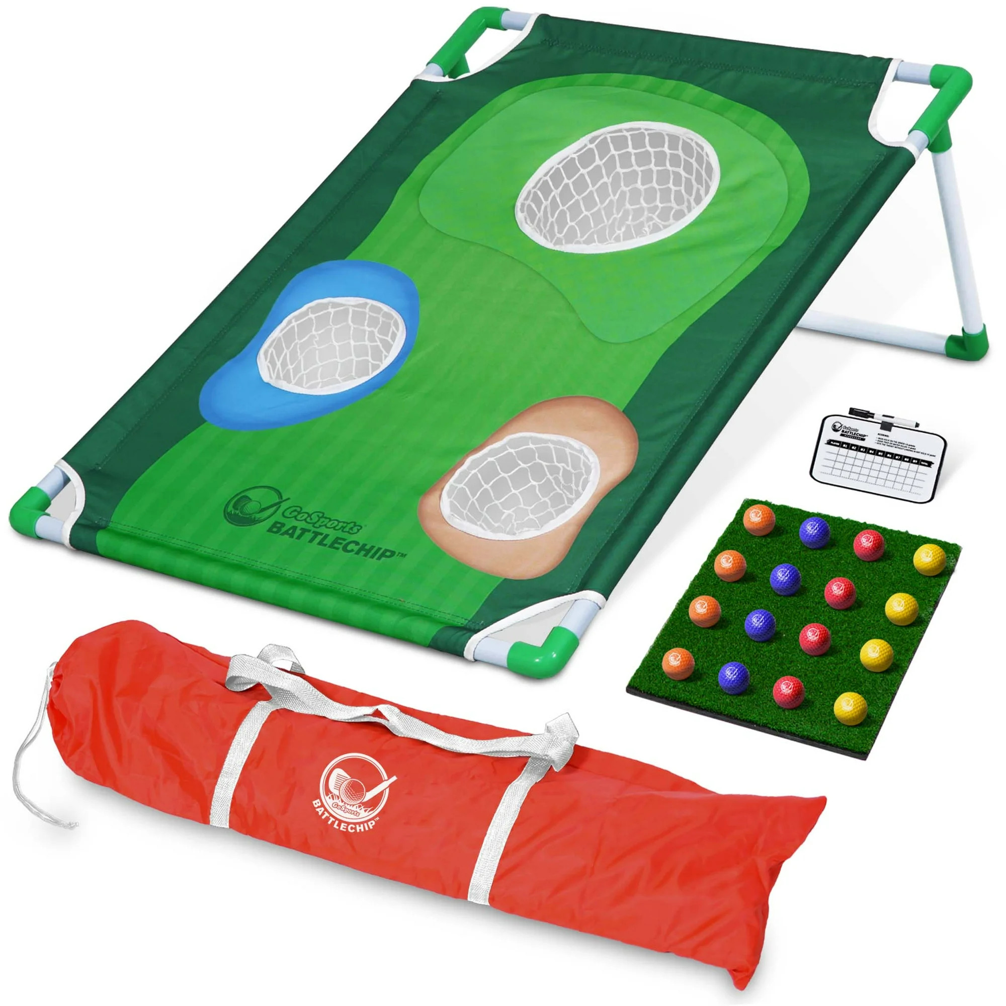 GoSports BattleChip Backyard Golf Cornhole Game | Includes Chipping Target, 16 Foam Balls, Hittin... | Walmart (US)