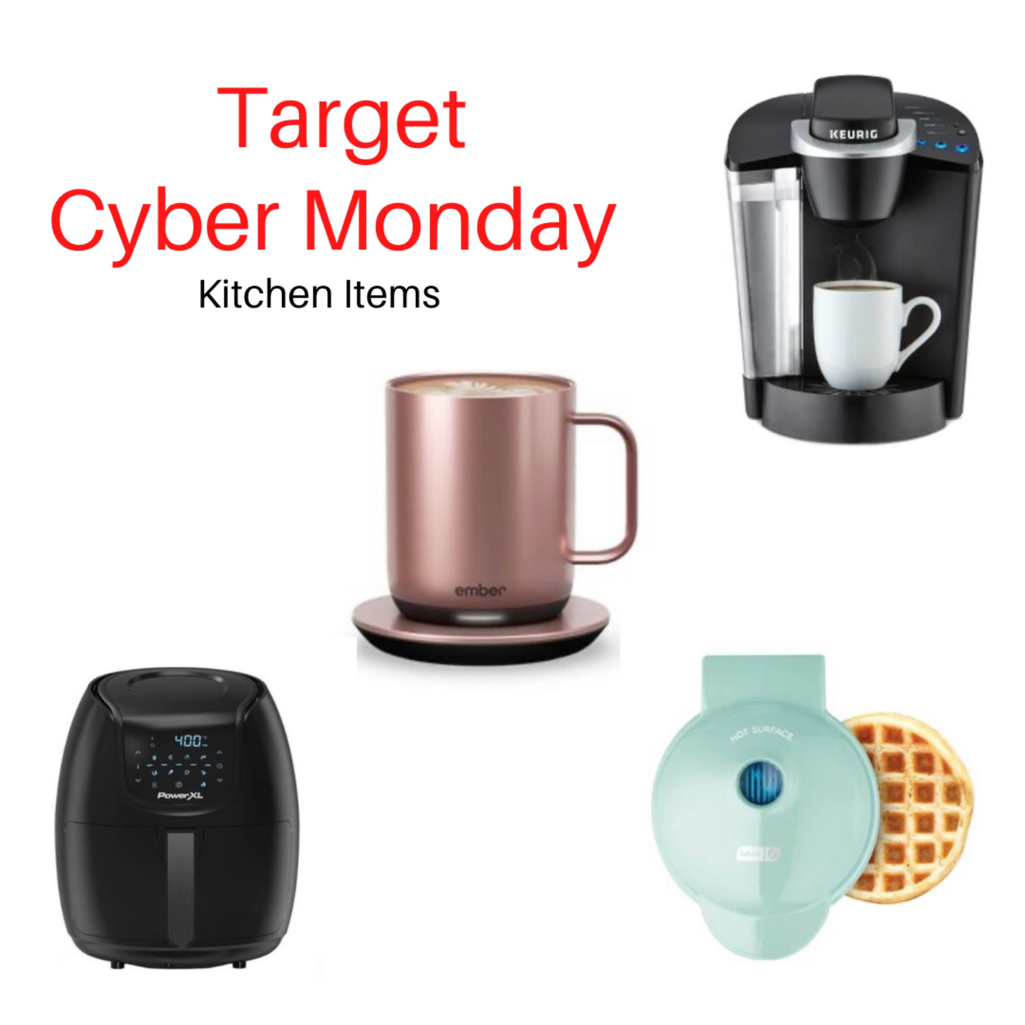 Don’t miss out on Target’s Cyber Monday deals. Get up to 40% on kitchen items. I can’t wait to try out the temp control mug! 

#LTKCyberweek #LTKHoliday #LTKGiftGuide