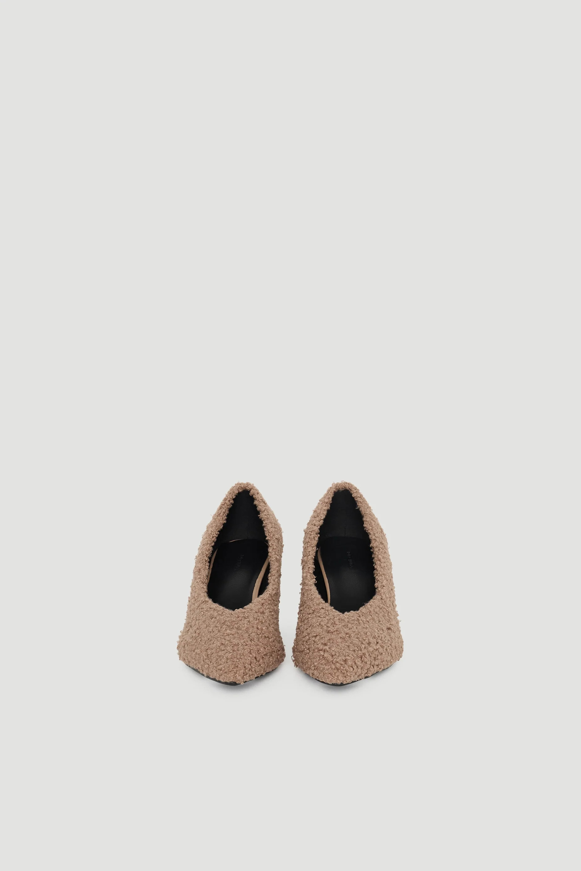 Felicity Fluffy Heel - Biscuit | DECJUBA