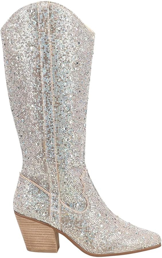Matisse Women's Nashville Rhinestone Pointed Toe Fashion Cowboy Boots | Amazon (US)