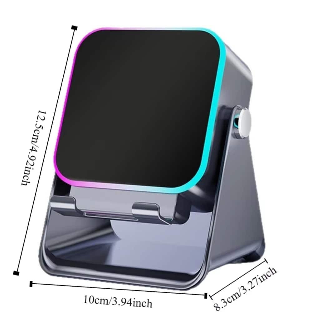 Luckbyte - Wireless Induction Bluetooth Speaker with RGB Ambient Light Portable Dual Mode Audio Speaker | Best Buy U.S.