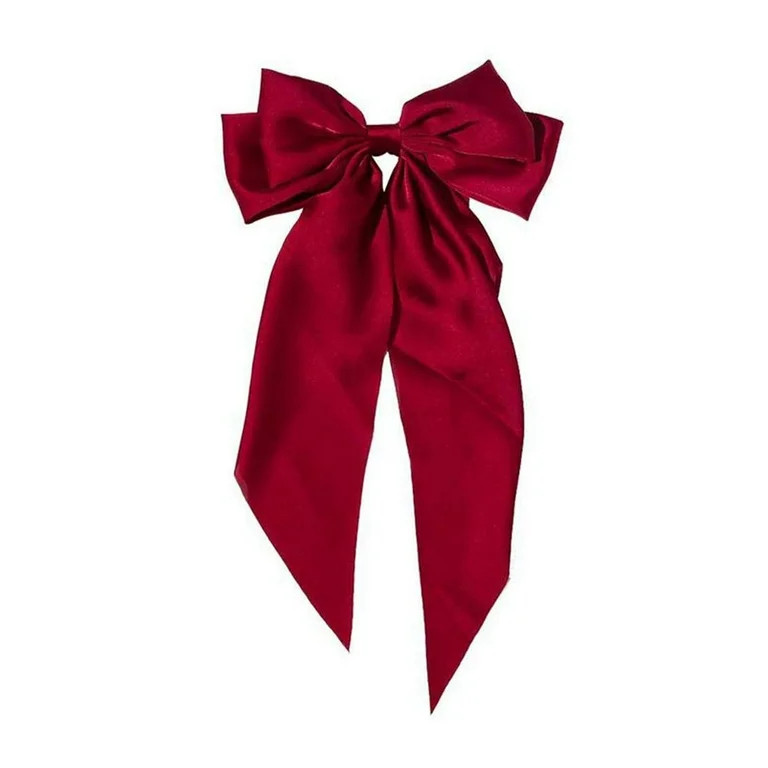 Yubnlvae Fashion Women Hairp in Clip Ribb on Vintage Hair Hairclip Satin Bow Bowknot Headband | Walmart (US)