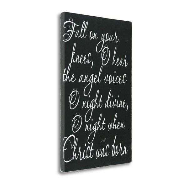 Fall On Your Knees By Words For The Soul,  Gallery Wrap Canvas | Bed Bath & Beyond