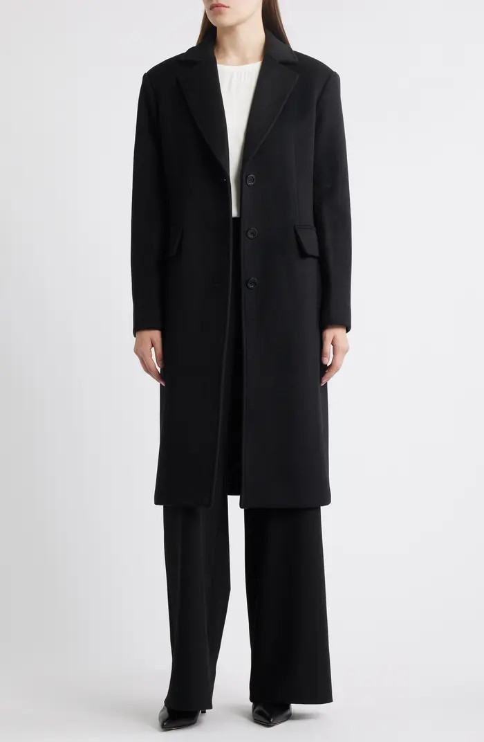 Michael Kors Fitted Longline Coat | Nordstrom | Nordstrom