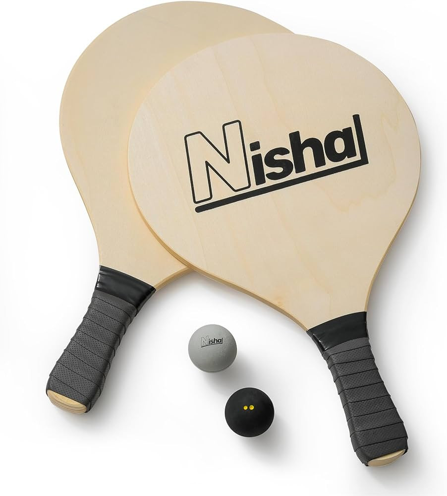 Nisha - Paddle Ball Set, Complete Smash Ball Set with 2 Pro Smash Balls, 2 Smash Rackets and Padd... | Amazon (US)