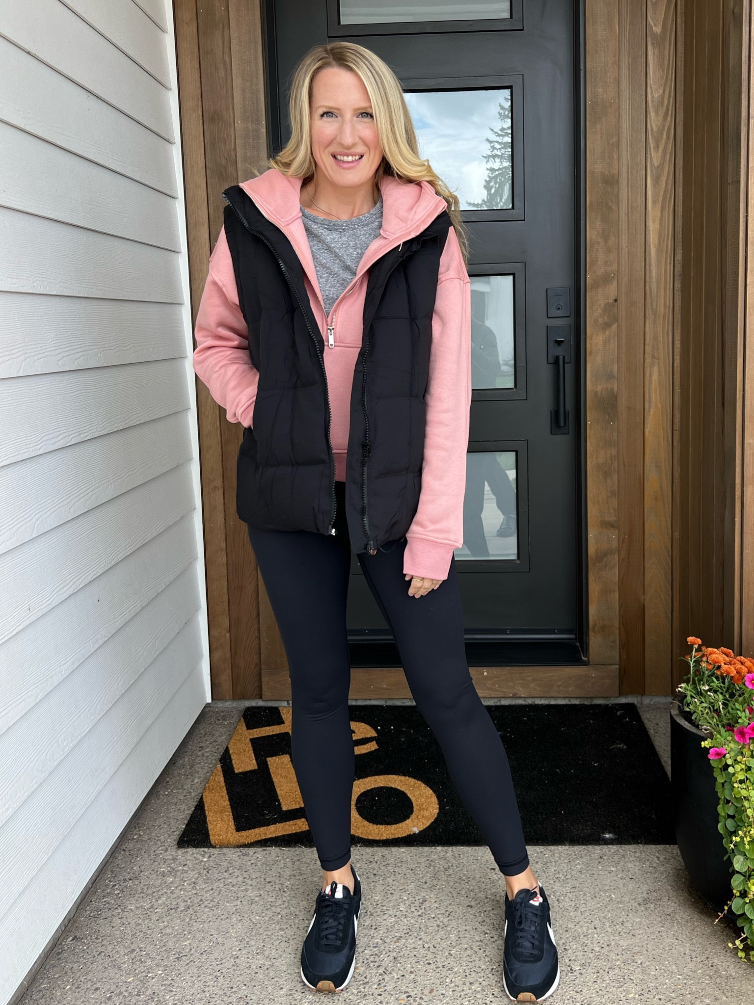The best atheleisure outfit! I’m wearing this hoodie and vest over a pair of leggings for the best fall outfit!

#LTKfindsunder50 #LTKGiftGuide #LTKstyletip