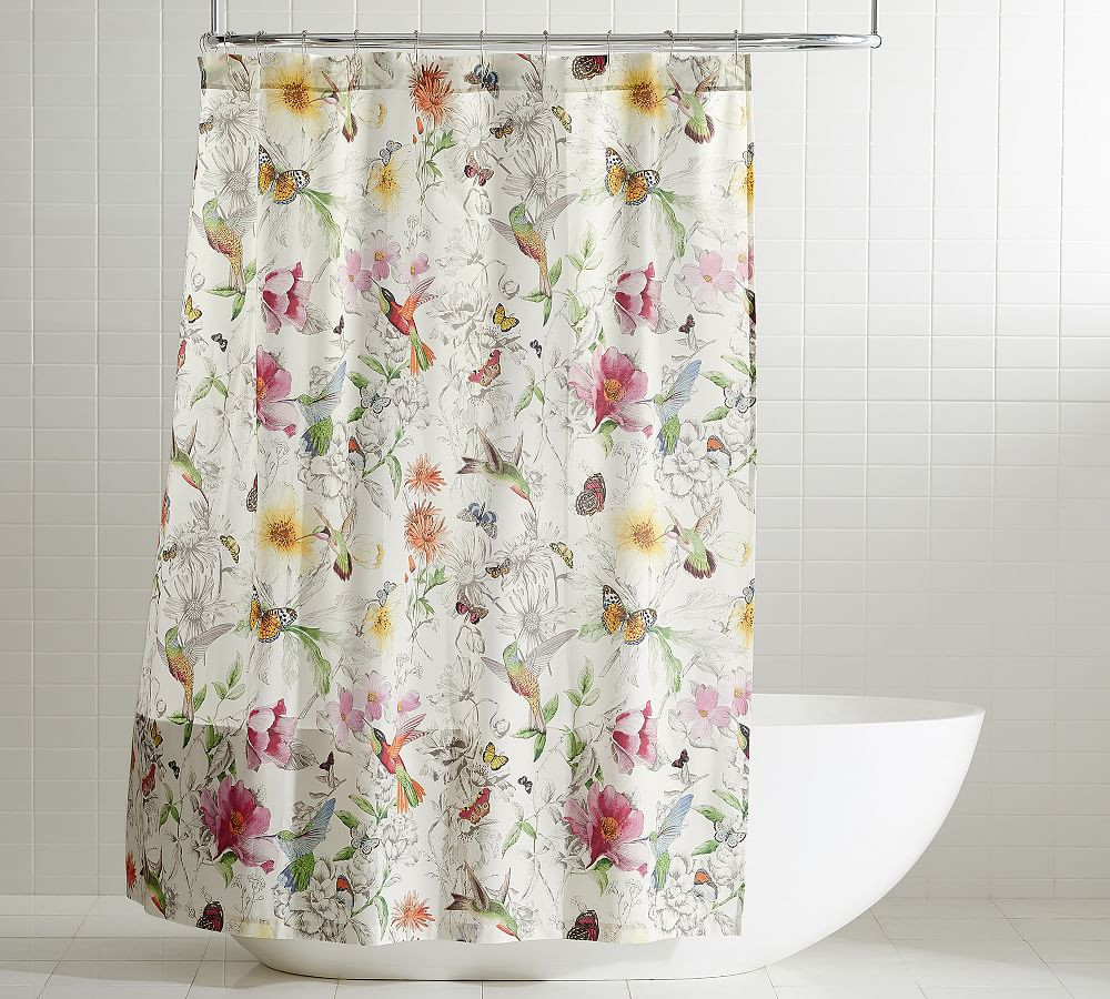 Hummingbird Shower Curtain | Pottery Barn (US)