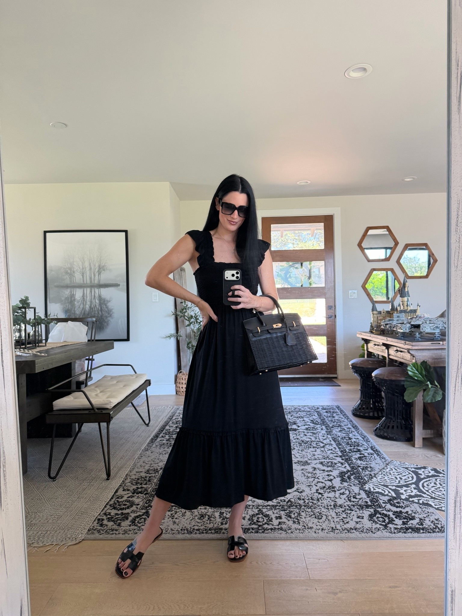 The cutest summer midi dress! I’m wearing the size small. 

My black wicker bag is 20% off with code 20ASHLEY.

#LTKSaleAlert #LTKTall #LTKOver40