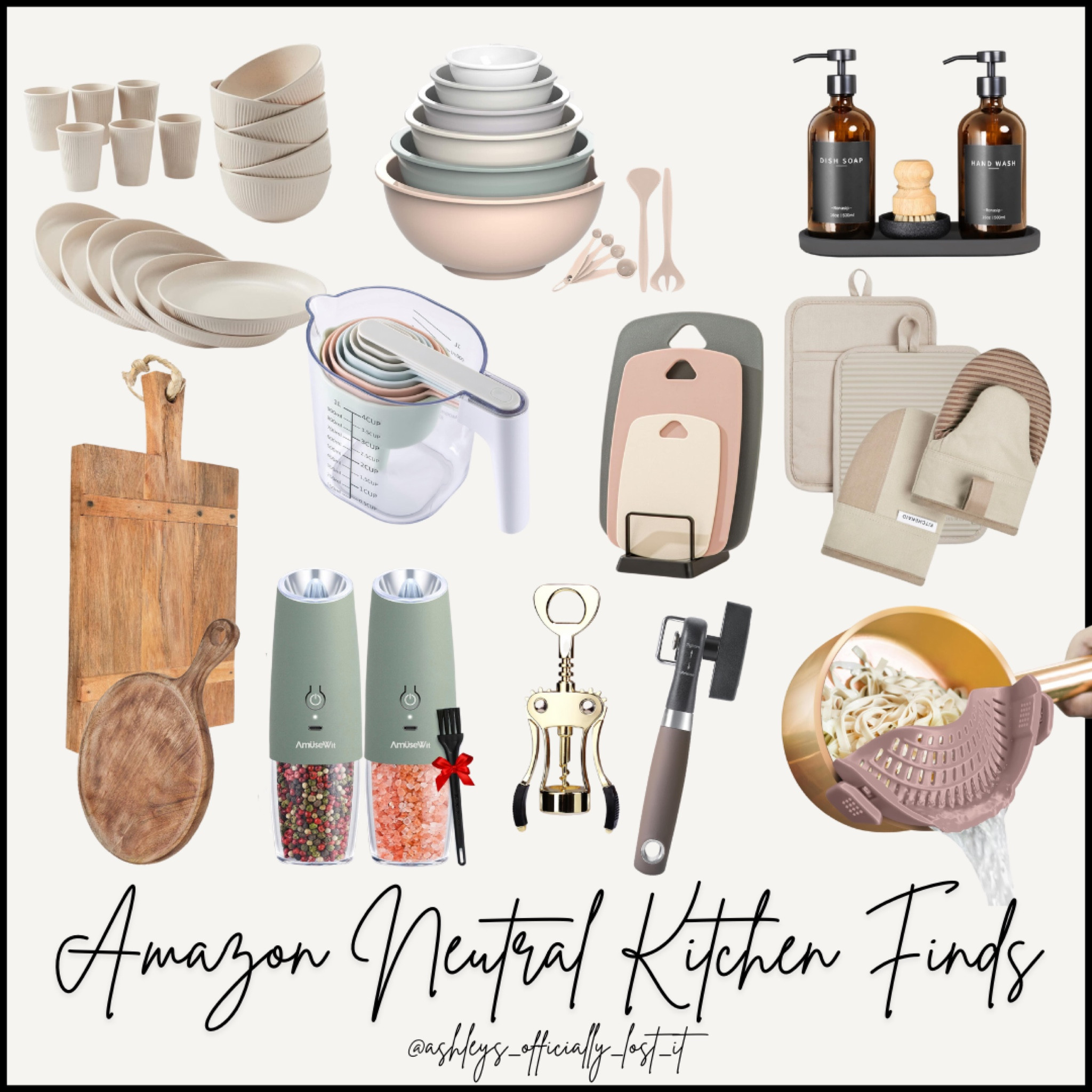 I still wanted our small kitchen to be pretty without compromising on storage space. All of these kitchen gadgets, bowls, cutting boards, dishes, and other kitchen tools are both pretty and functional for a space that is short on storage. 

#LTKHome #LTKFindsUnder100 #LTKFindsUnder50