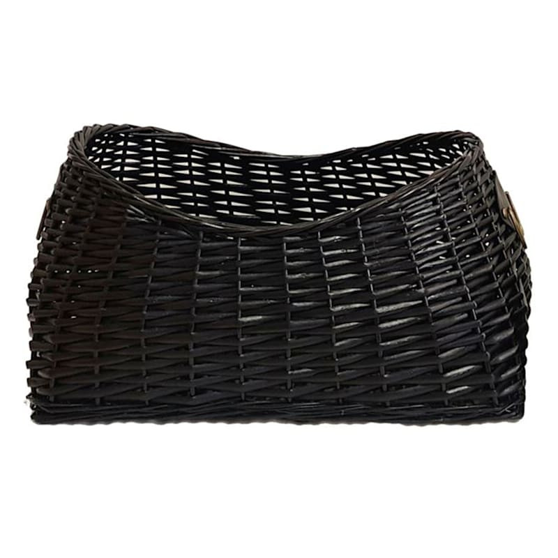 Black Willow Storage Basket, Large | At Home