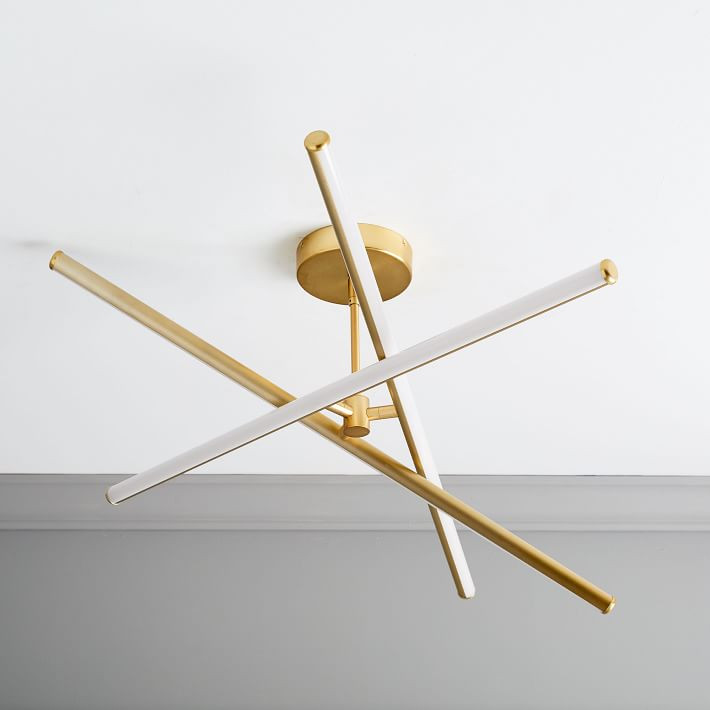 Light Rods LED Chandelier | West Elm (US)