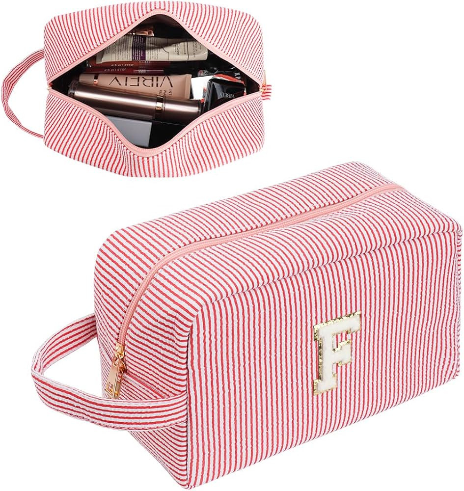 Beauty Case，Trousse Da Viaggio，Borsa Cosmetica Impermeabile Personalizzata con Iniziali Carin... | Amazon (IT)