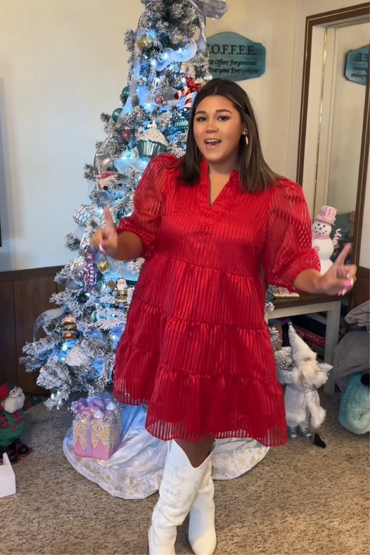 The perfect Christmas party dress
🫶🏽❤️

#LTKCyberWeek #LTKGiftGuide #LTKHoliday