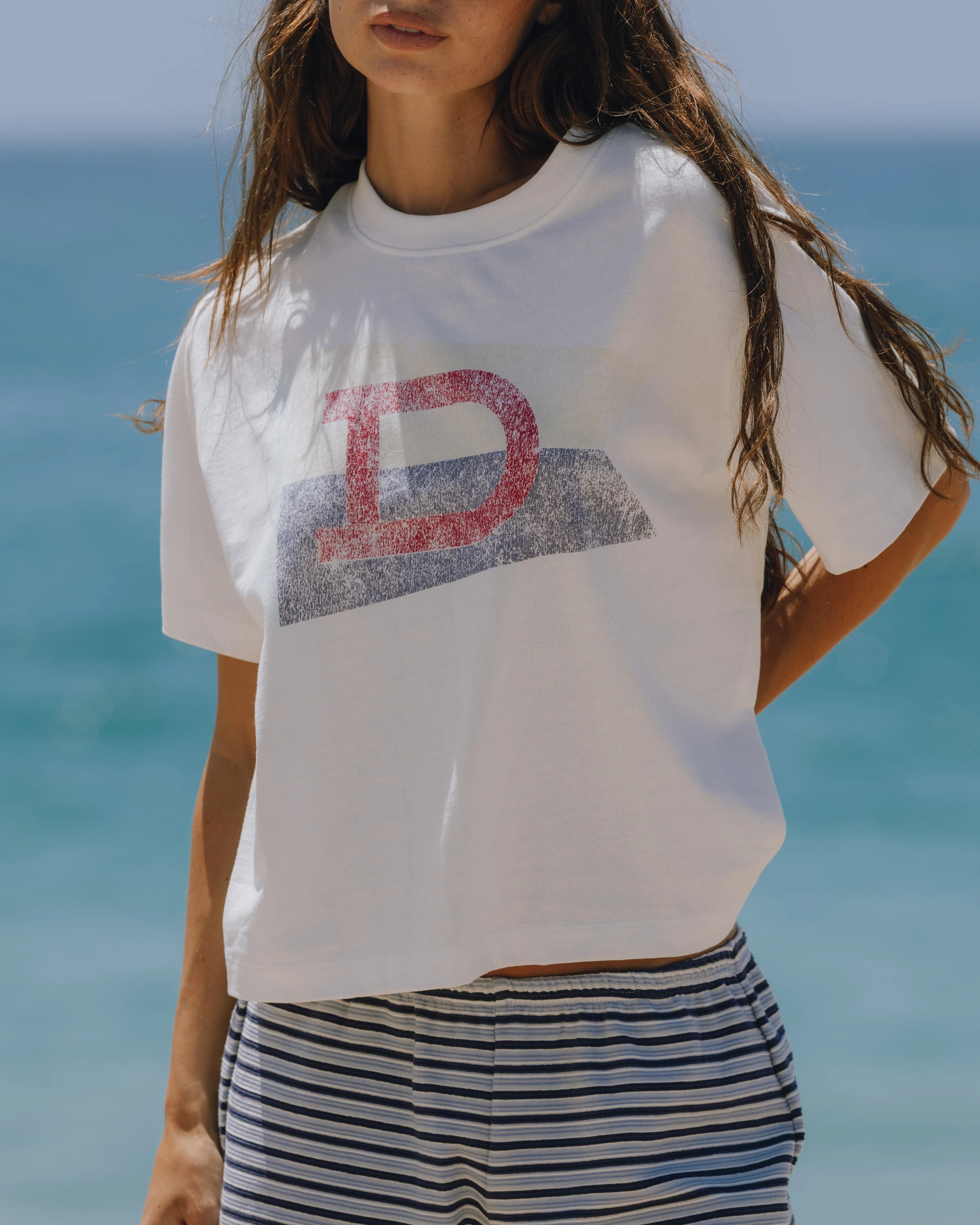 Out East Vintage Tee - White | Daily Drills LLC