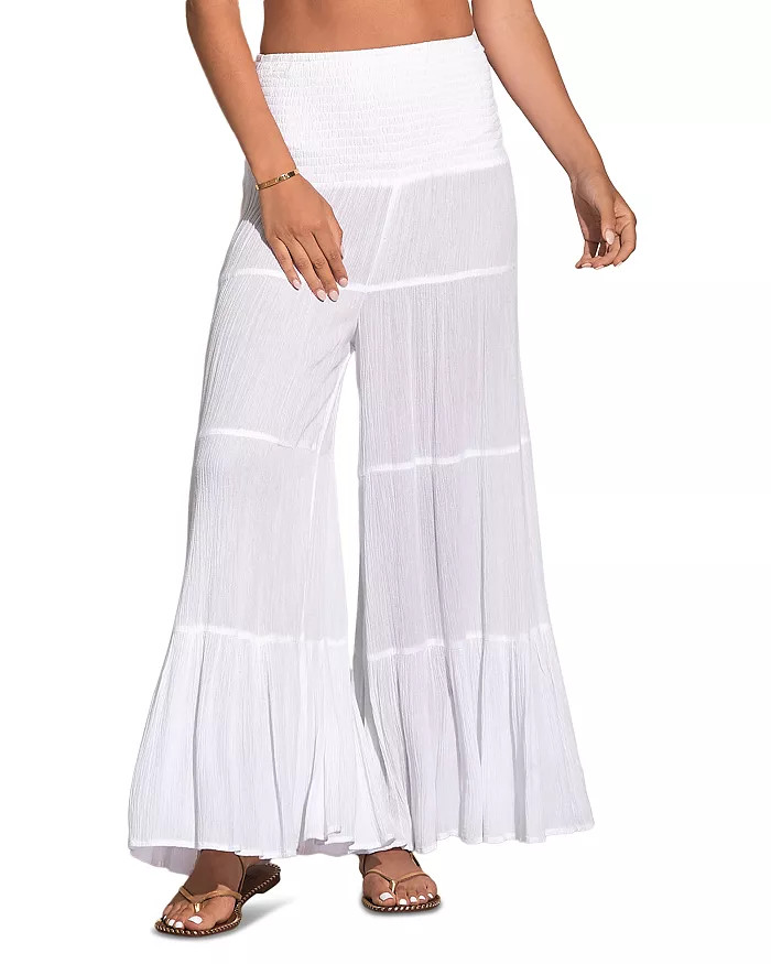 Elan Tiered Wide Leg Cover Up Pants Back to results -  Women - Bloomingdale's | Bloomingdale's (US)