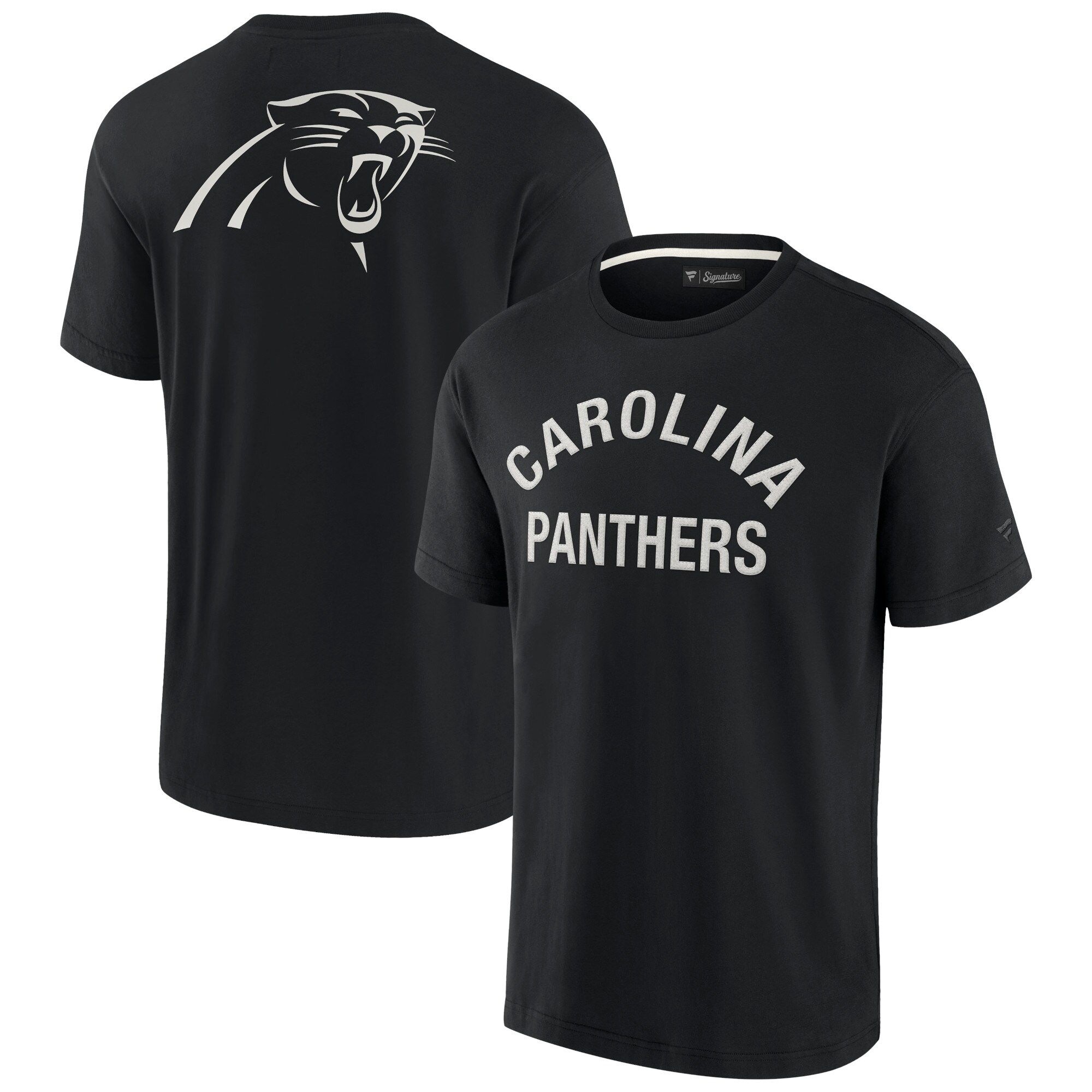 Carolina Panthers Fanatics Signature Unisex Super Soft Short Sleeve T-Shirt - Black | Fanatics