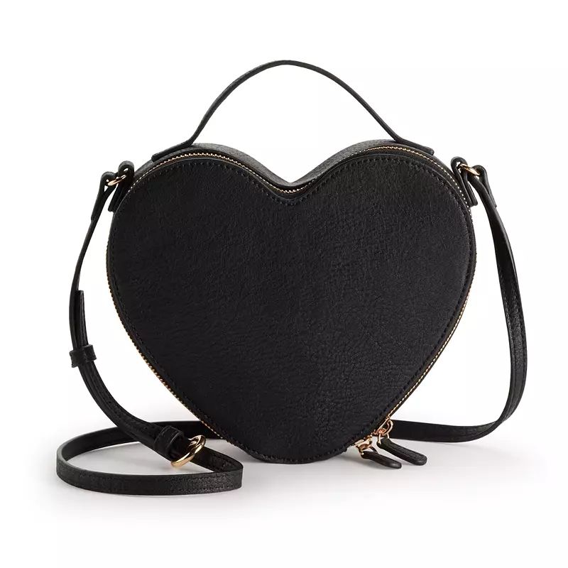 LC Lauren Conrad Love Heart-Shaped Crossbody Bag | Kohl's