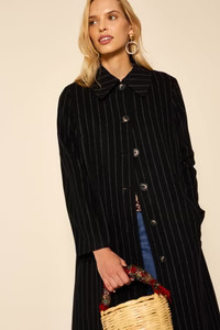 Milly - Pinstripe Black | Rixo