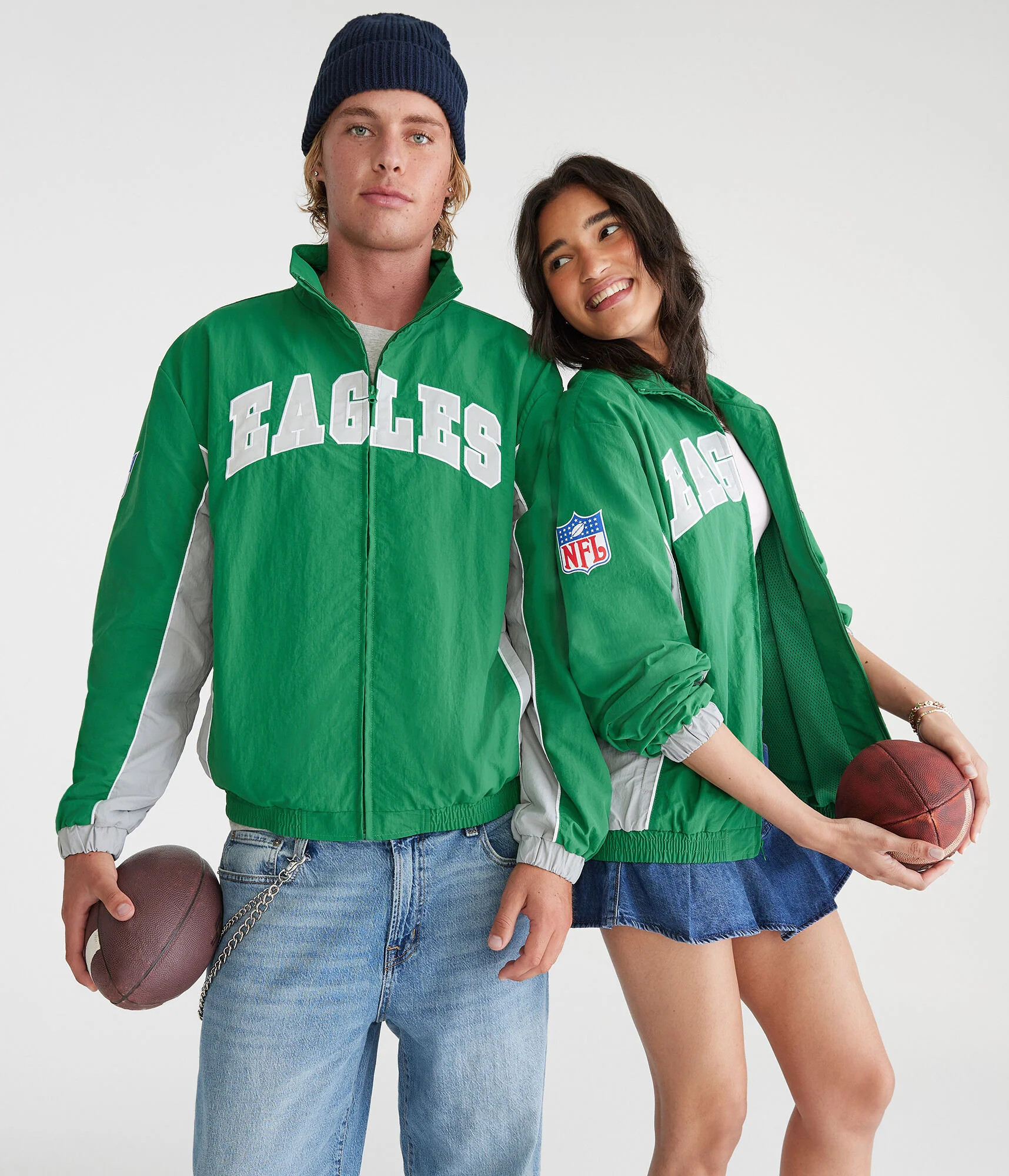Aeropostale Philadelphia Eagles Full-Zip Track Jacket | Shop Simon