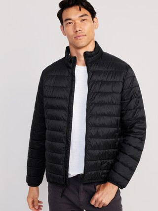 Water-Resistant Narrow-Channel Puffer Jacket for Men | Old Navy (US)