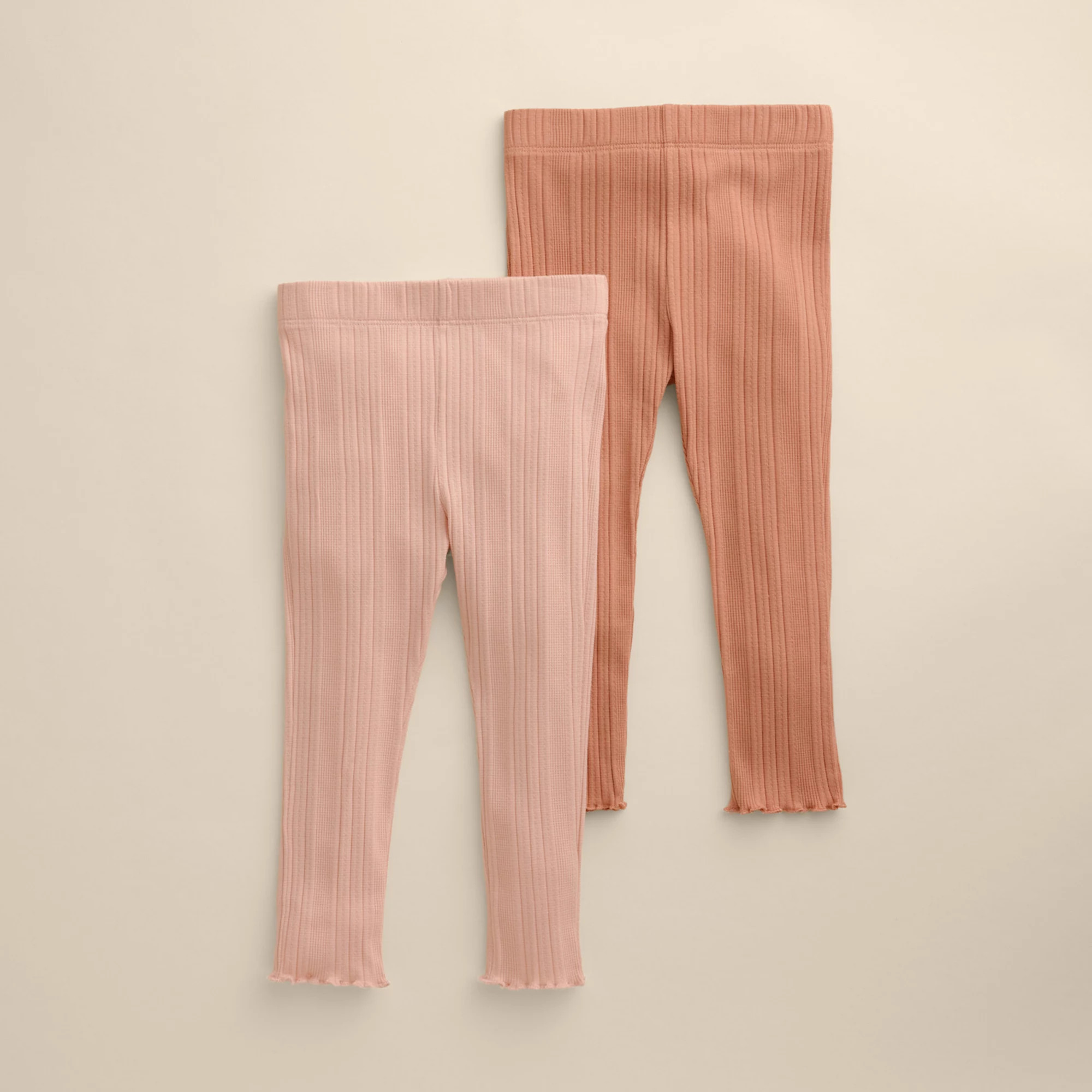 Girls 4-12 Little Co. by Lauren Conrad 2-Pack Lettuce Edge Legging Set | Kohl's