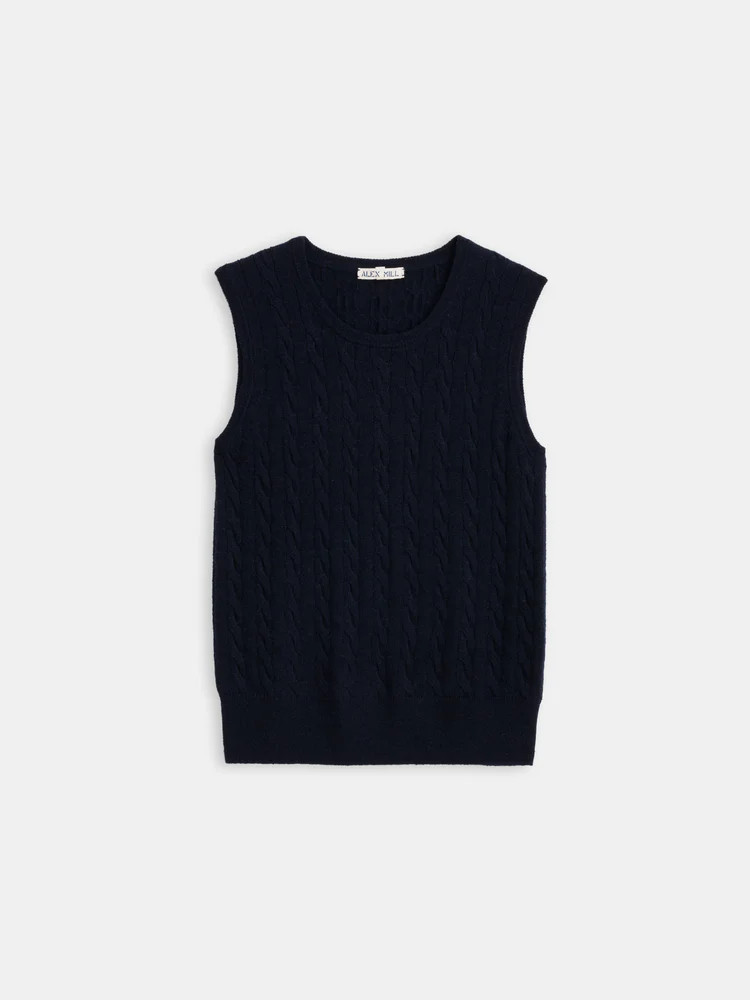 Mini Cable Shell in Lightweight Alpaca | Alex Mill