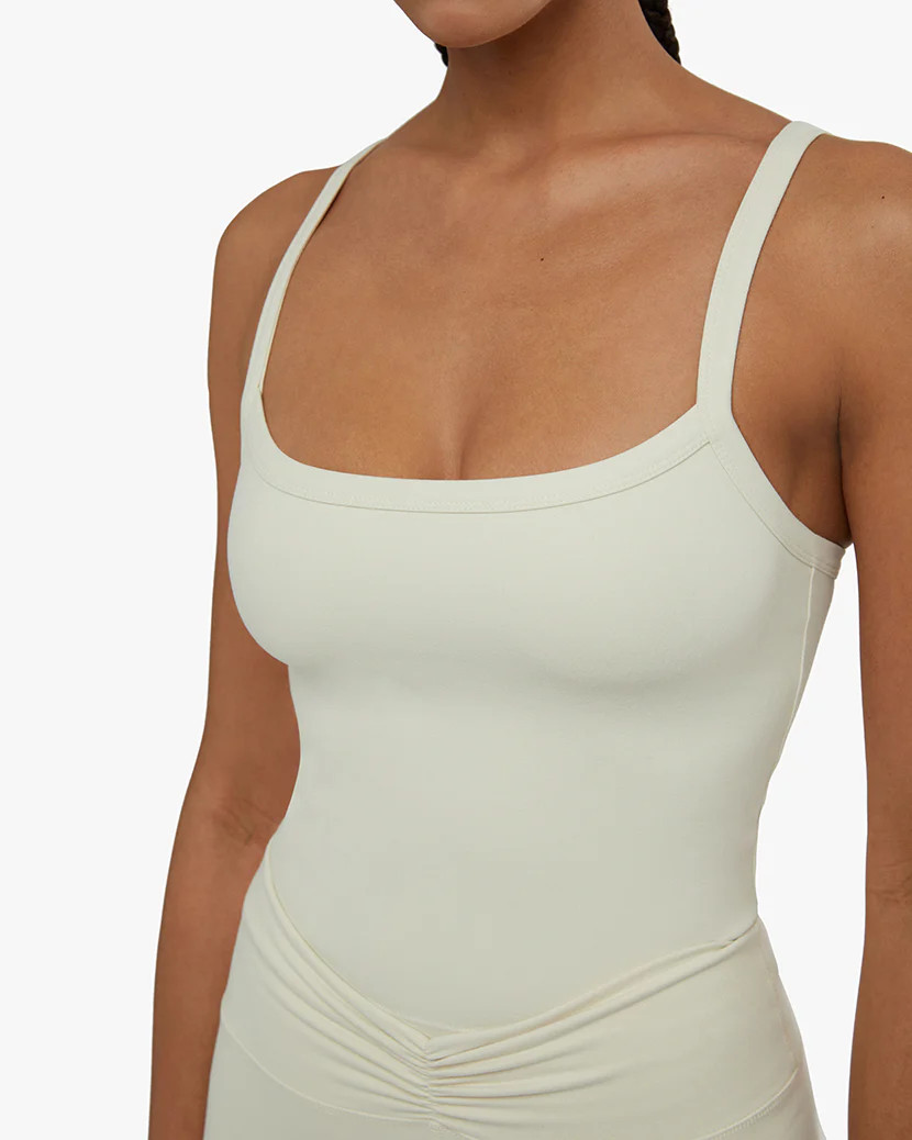 Wide Strap Scoop Tank | We Wore What