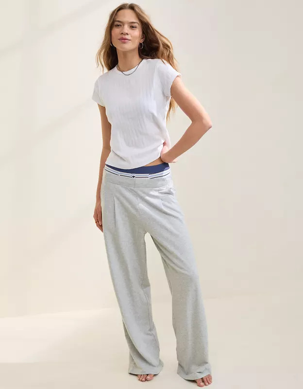 Aerie Lightweight New Heights Fleece Trouser | Aerie