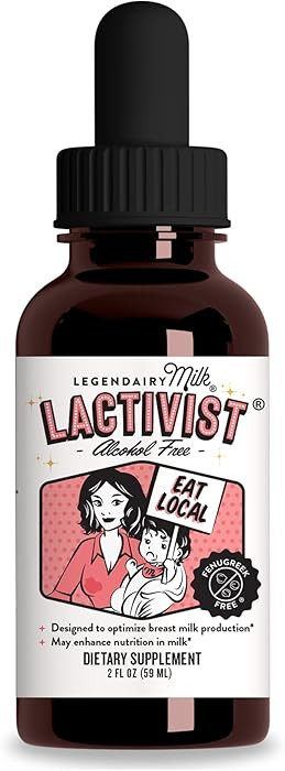 Legendairy Milk Lactivist Drops, Breastfeeding Supplement to Increase Breast Milk Supply, Organic... | Amazon (US)