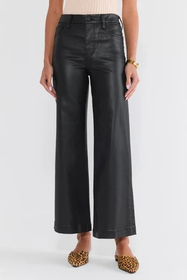 Meg Black Wax Coated Jeans by KUT | Avara