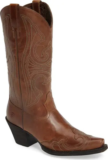 Round Up D-Toe Wingtip Western Boot | Nordstrom | Nordstrom