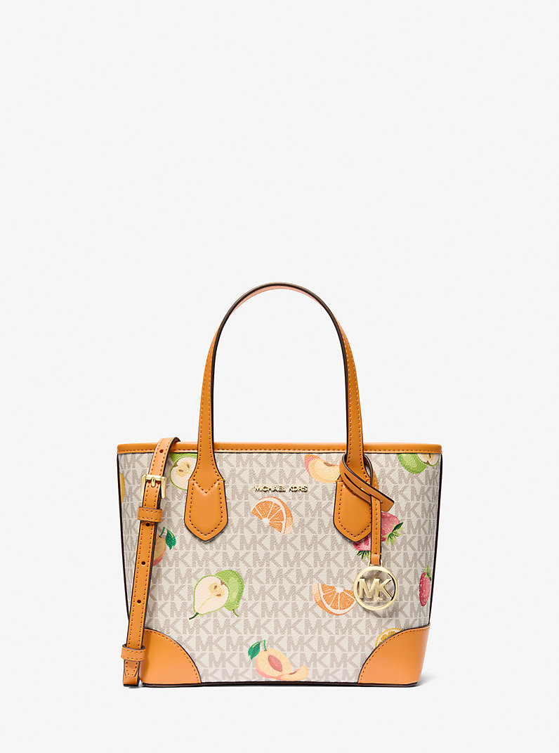 Eva Extra-Small Printed Signature Logo Convertible Tote Bag | Michael Kors US