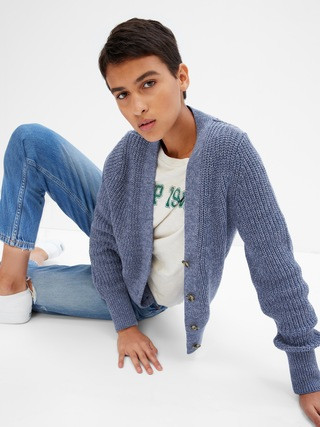 Classic Cotton Rib Cardigan | Gap (US)