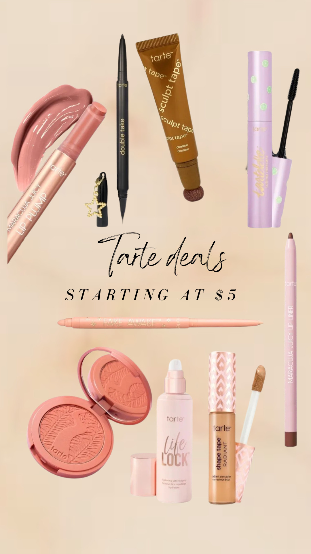 tarte deals under $9 

 #LTKdayinmylife #LTKgrwm #LTKmomlife