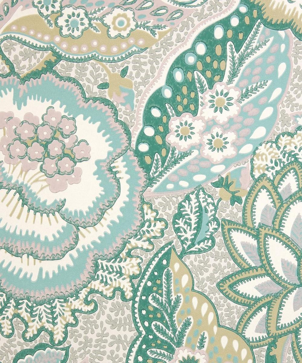 Patricia Wallpaper in Jade | Liberty London (UK)