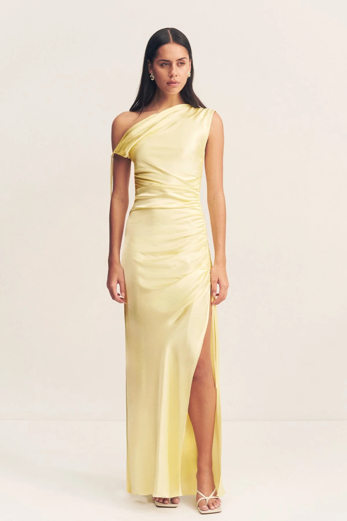 La Lune Gathered Maxi Dress | Lemon | Dresses | Shona Joy | Shona Joy