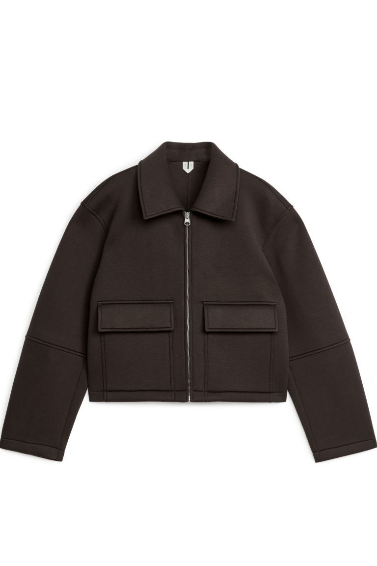 Short Scuba Jacket | H&M (UK, MY, IN, SG, PH, TW, HK)