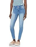 WallFlower Women's Sassy Skinny High-Rise Insta Soft Juniors Jeans (Standard and Plus) | Amazon (US)