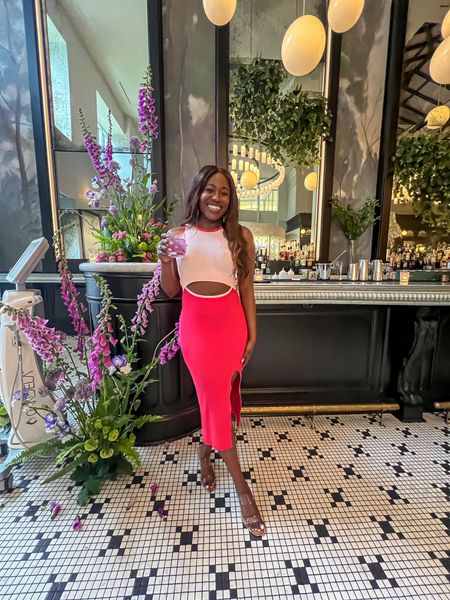 Pink cut out dress for a casual cocktail vibe! 💘🩷

#LTKfindsunder50 #LTKstyletip