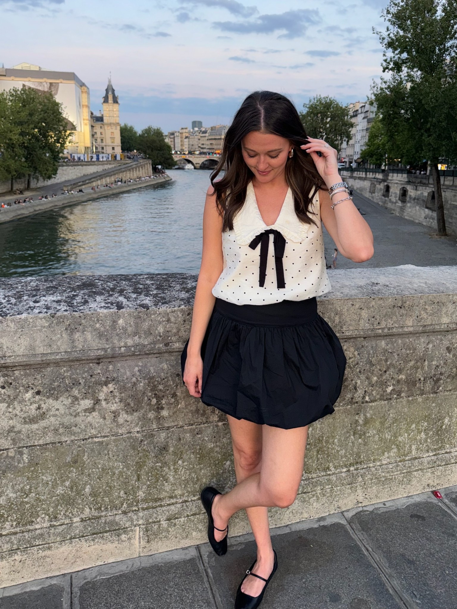 Dinner outfit in Paris!