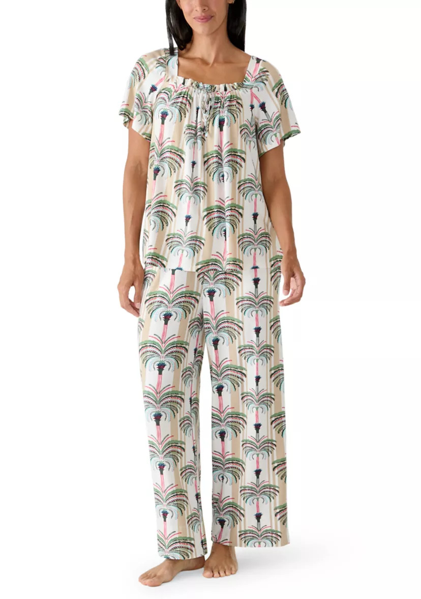 Men's Short Sleeve Flowy Top and Pants Set | Belk