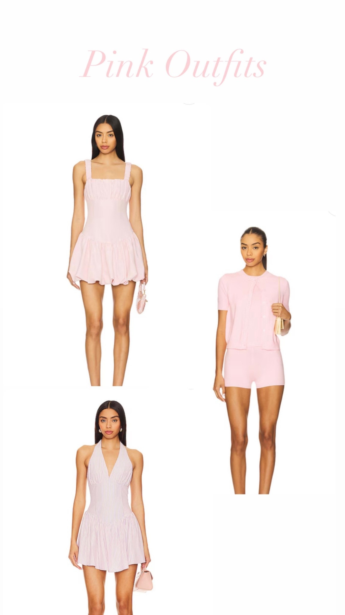 Gift guide for the pastel pink princesses. Everything pink please 🎀✨ I LOVE a cute pink bubble dress and bubble dress moment. These dresses are perfect for different occasions. Cute additions to your capsule wardrobe. #fashion #pink #pinkdress #dresses #revolve  #giftguide #giftsforher 

#LTKGiftGuide #LTKgrwm #LTKHoliday
